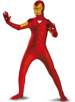 Iron Man Superhero Boys Skin Suit Costume