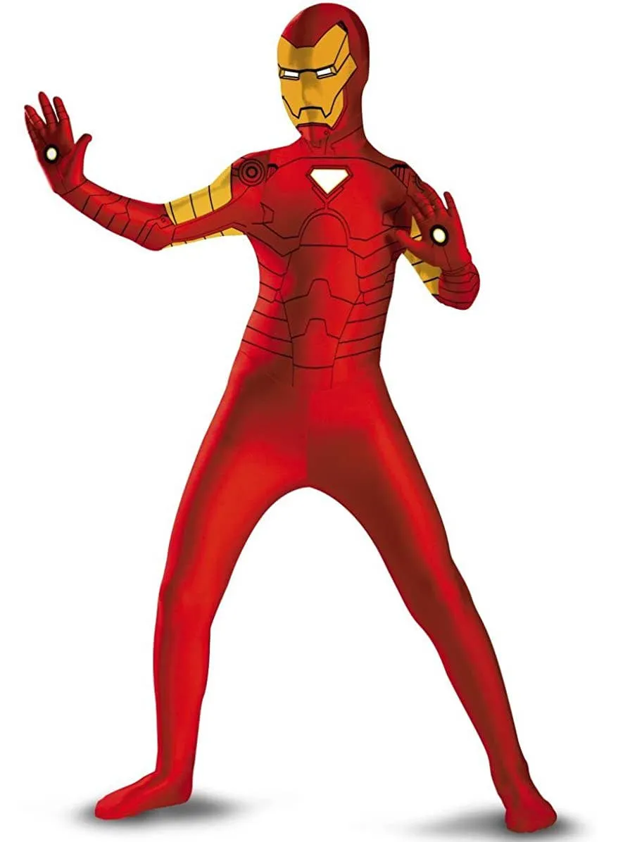 Iron Man Superhero Boys Skin Suit Costume