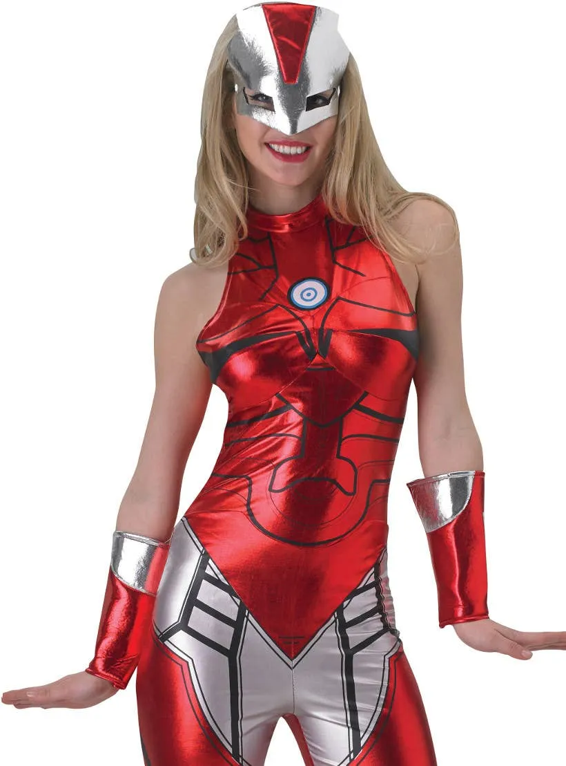 Iron Rescue Womens Marvel Comics Jumpsuit Costume