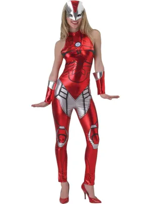 Iron Rescue Womens Marvel Comics Jumpsuit Costume