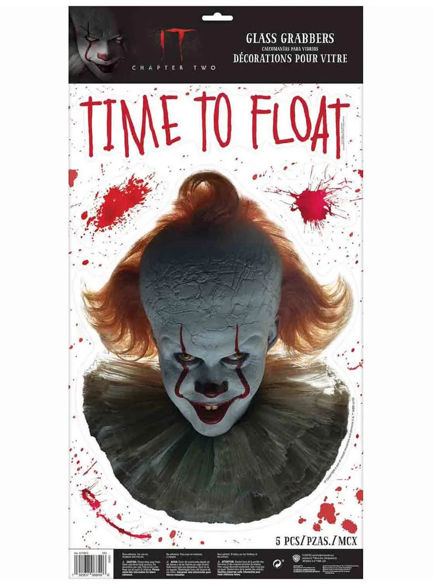 IT Pennywise Window Sticker Halloween Decoration