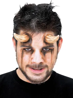 Ivory Demon Horns Theatrical Quality Special Effects