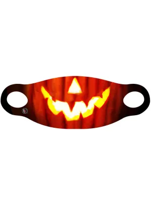 Jack O Lantern Adults Fabric Halloween Face Mask
