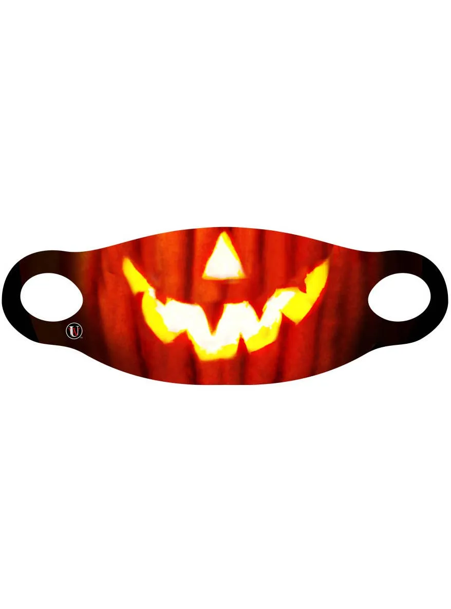 Jack O Lantern Adults Fabric Halloween Face Mask