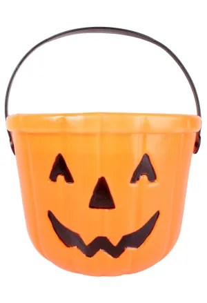 Jack O Lantern Halloween Candy Pail