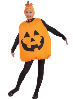 Jack O Lantern Kids Orange Pumpkin Halloween Costume