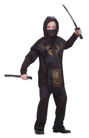Japanese Golden Ninja Boys Book Week Costume