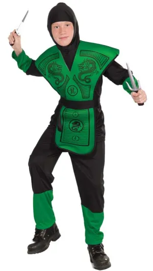 Japanese Ninja Warrior Boys Fancy Dress Costume