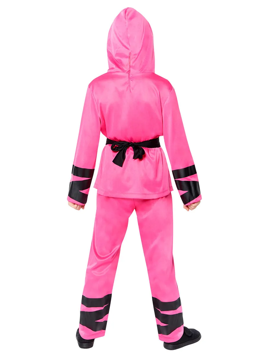 Japanese Pink Dragon Ninja Girls Costume