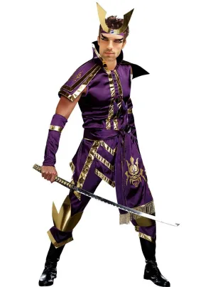 Japanese Samurai Warrior Mens Fancy Dress Costume