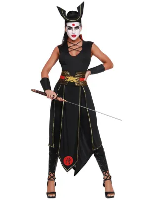 Japanese Samurai Warrior Womens Dress Up Costume