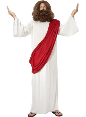 Jesus Mens Biblical Robe Fancy Dress Christmas Costume
