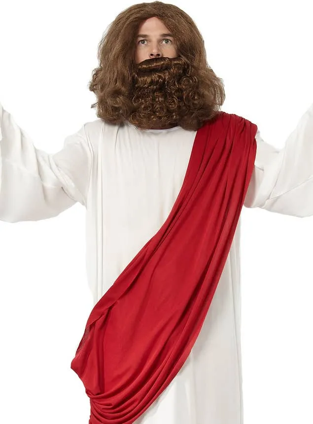 Jesus Mens Biblical Robe Fancy Dress Christmas Costume