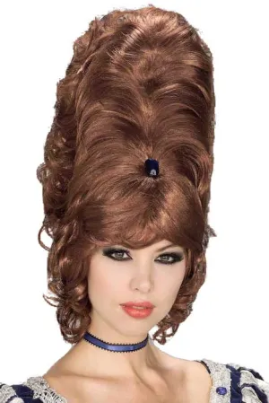 Jewelled Auburn 1960s Beehive Womens Wig