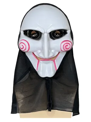 Jigsaw Adults White Halloween Costume Mask
