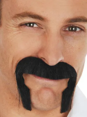 Johnson Novelty Black Handlebar Moustache