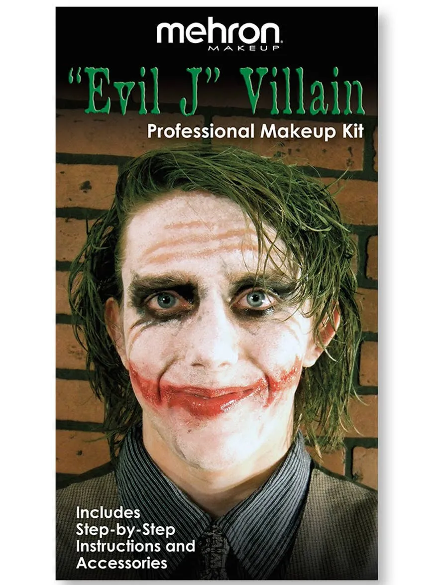 Joker Mehron Deluxe Character Makeup Kit