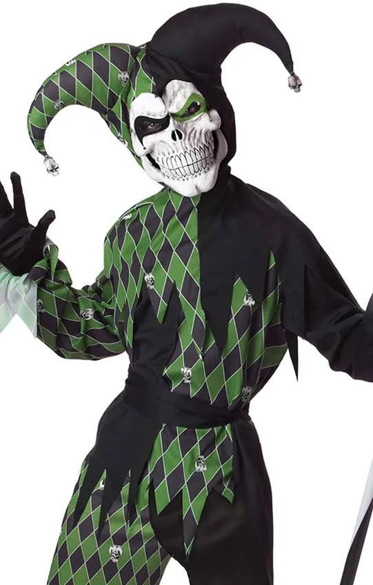 Jokes On You Boys Scary Jester Halloween Costume