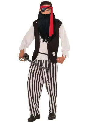 Jolly Roger Pirate Plus Size Mens Costume