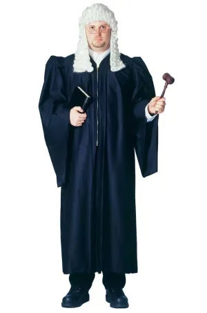 Judge Black Fancy Dress Costume Robe
