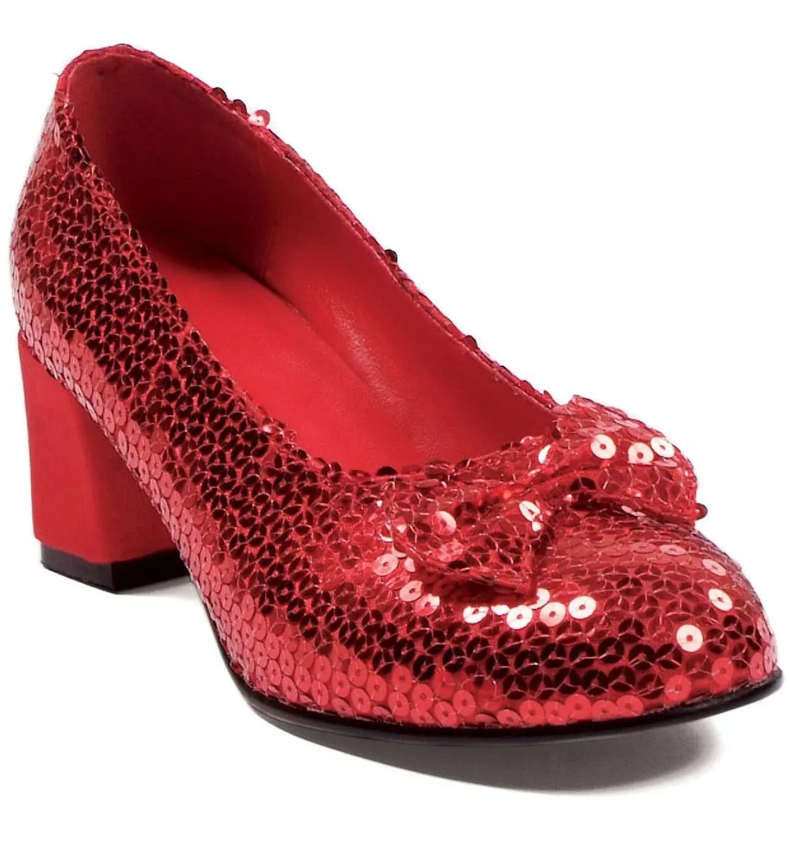 Judy Womens Sequined Red Dorothy Costume Shoes