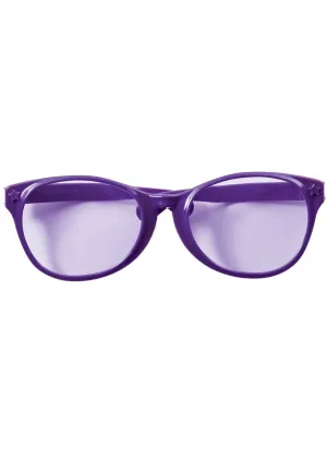 Jumbo Purple Glasses Novelty Costume Accessory
