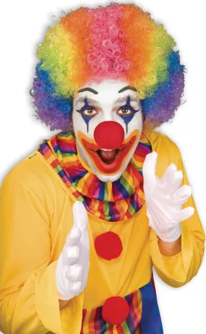 Jumbo Rainbow Clown Afro Wig