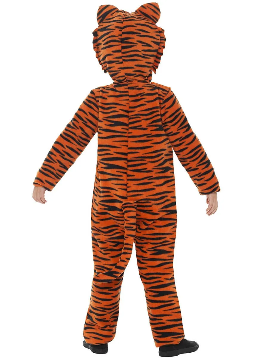 Jungle Tiger Girls Animal Jumpsuit Onesie Costume