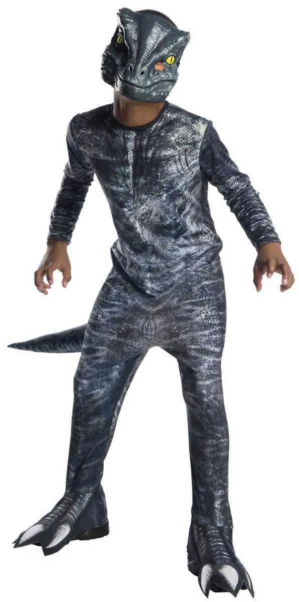 Jurassic World Blue Raptor Boys Dinosaur Costume