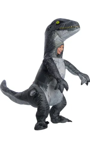 Jurassic World Inflatable Dinosaur Blue Kids Costume