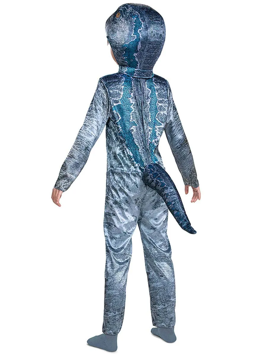Jurassic World Kids Blue Raptor Dinosaur Costume
