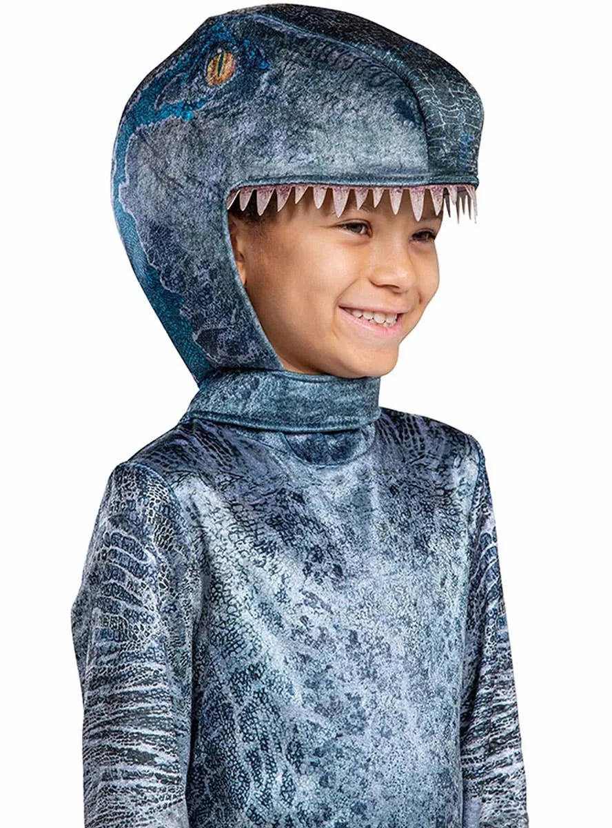 Jurassic World Kids Blue Raptor Dinosaur Costume