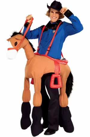 Just Horse 'N' Around Mens Funny Piggyback Costume