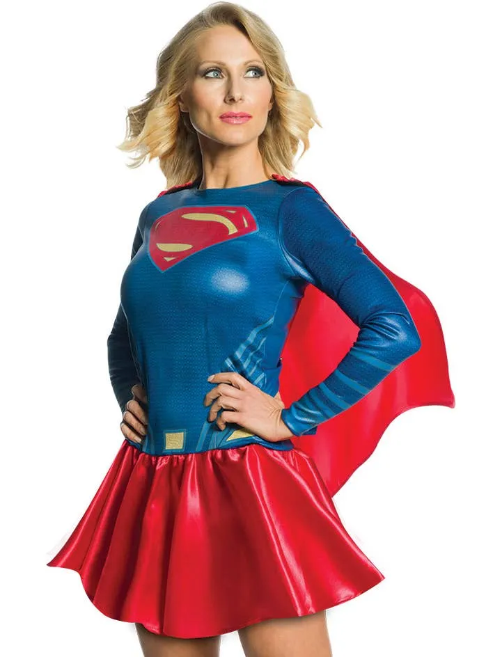 Justice League Womens Supergirl Fancy Dress Costume