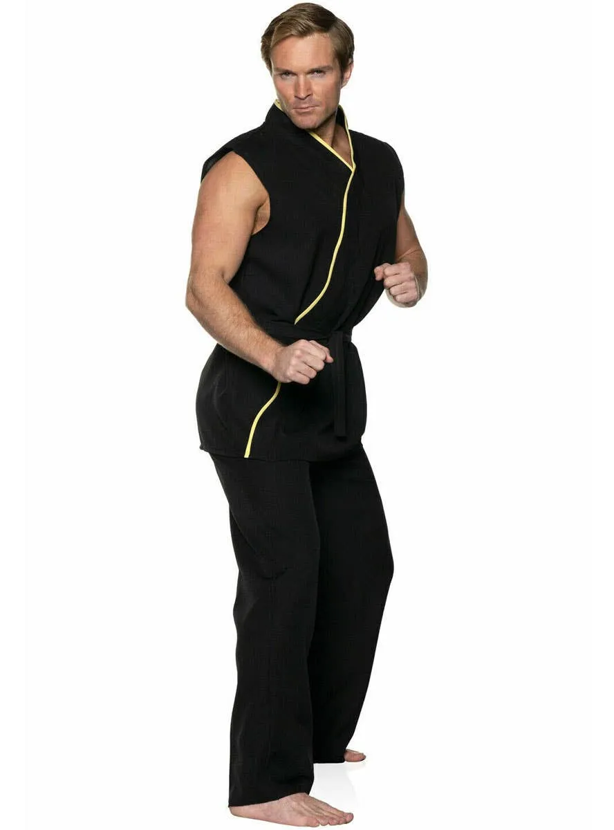 Karate Master Mens Black Sensei Costume