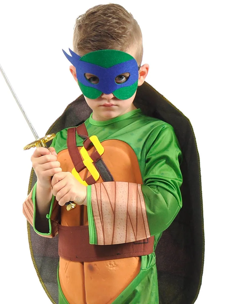 Karate Turtle Boys Blue Mask Dress Up Costume
