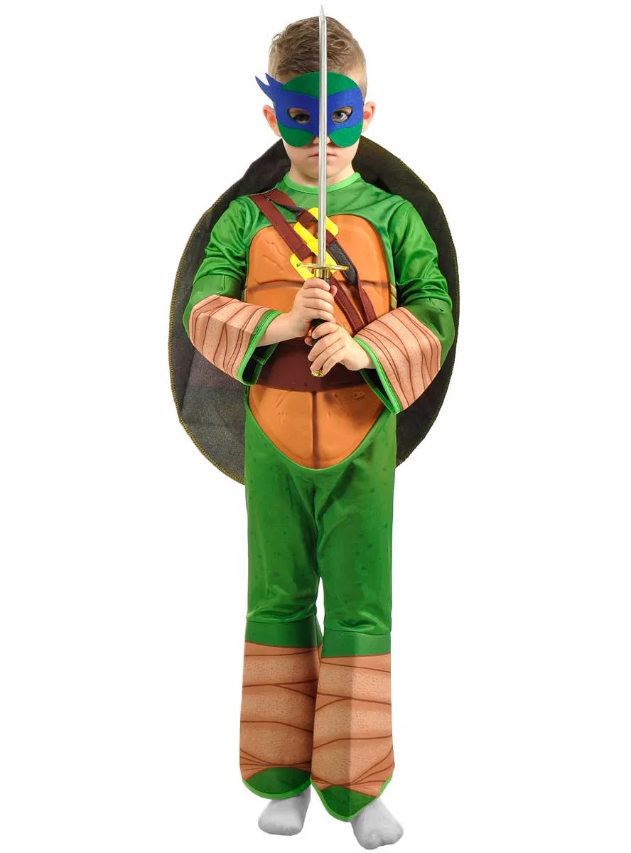 Karate Turtle Boys Blue Mask Dress Up Costume