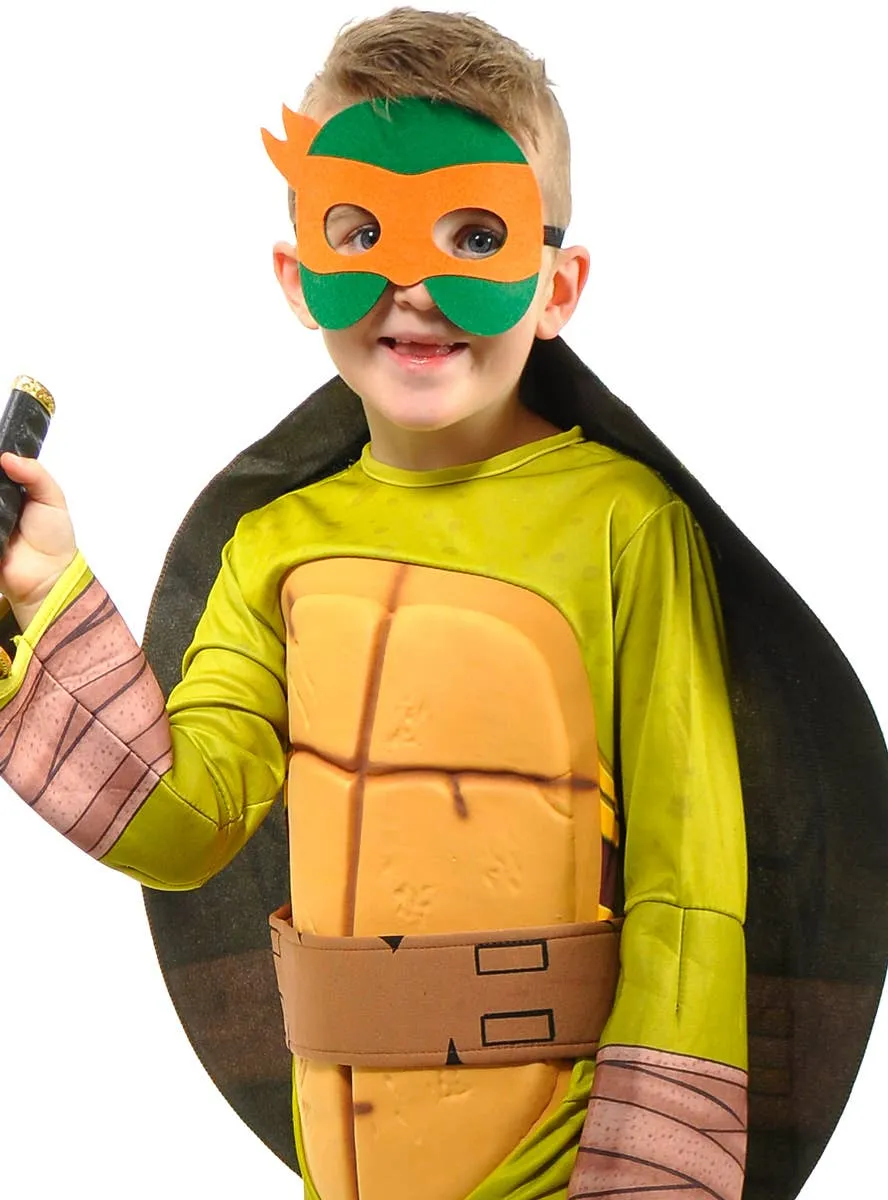 Karate Turtle Boys Orange Mask Dress Up Costume
