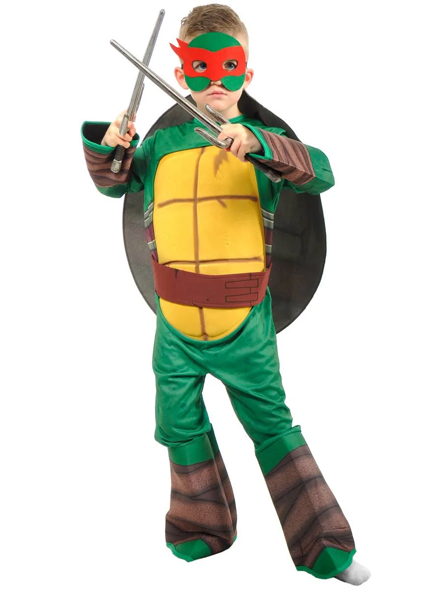 Karate Turtle Boys Red Mask Dress Up Costume