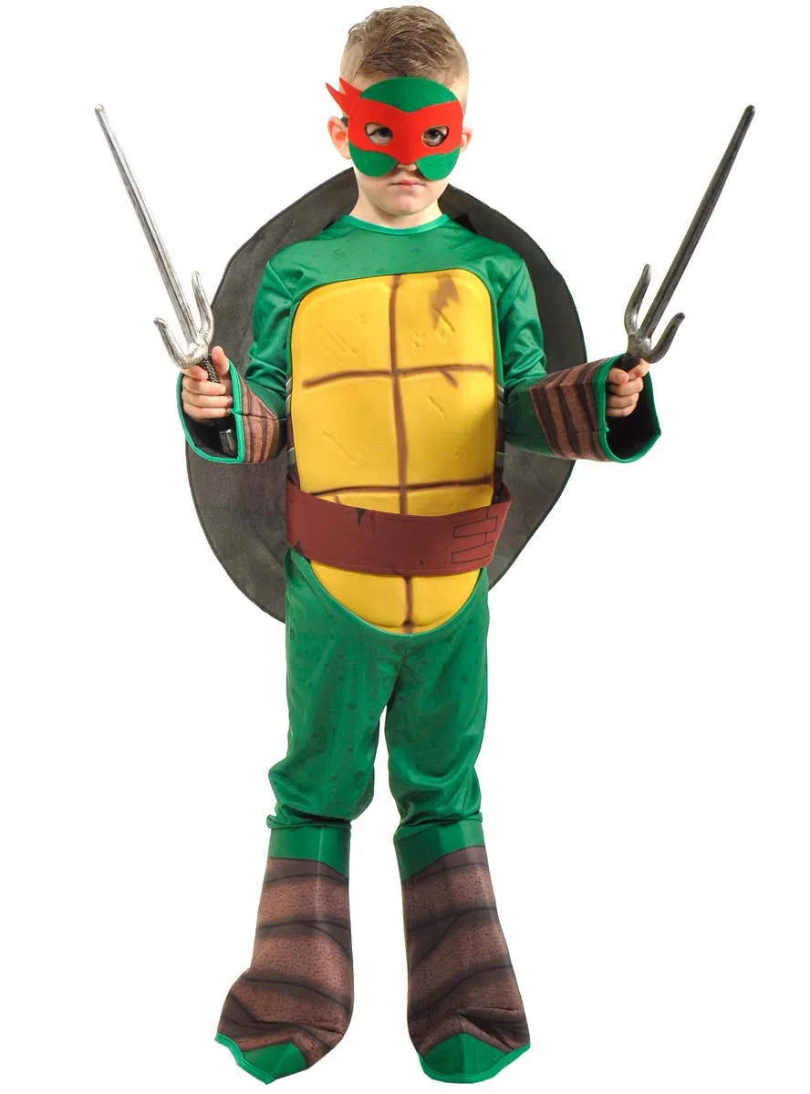 Karate Turtle Boys Red Mask Dress Up Costume