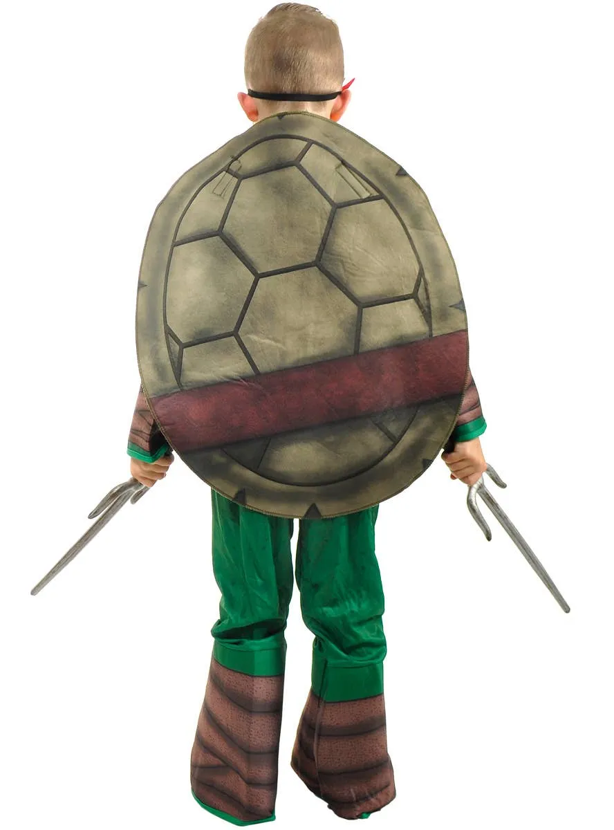 Karate Turtle Boys Red Mask Dress Up Costume