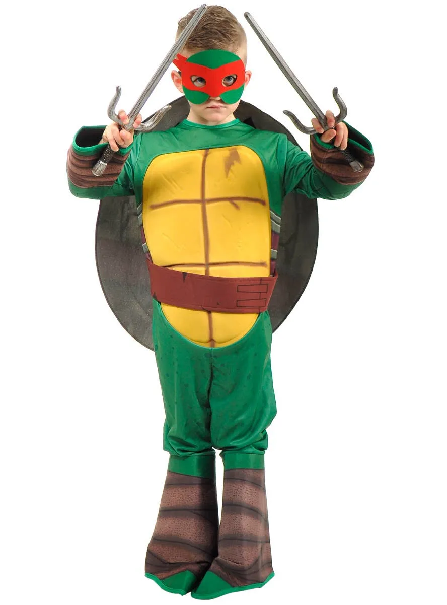 Karate Turtle Boys Red Mask Dress Up Costume