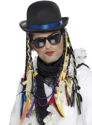 Karma Chameleon Boy George Costume Bowler Hat