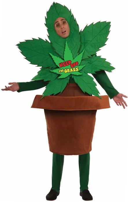 Keep Off The Grass Adults Funny Costume