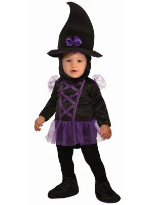 Kiddie Witch Toddler Girls Halloween Fancy Dress Costume