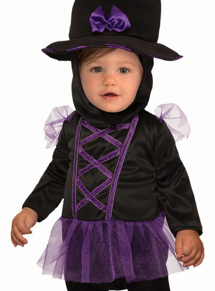 Kiddie Witch Toddler Girls Halloween Fancy Dress Costume