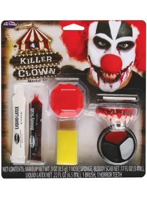 Killer Clown Halloween Makeup Kit