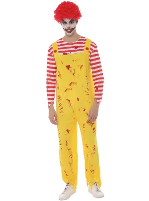 Killer Donald Clown Mens Halloween Costume