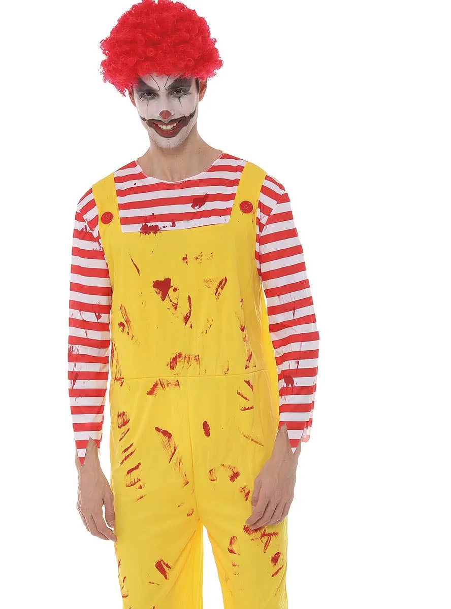 Killer Donald Clown Mens Halloween Costume