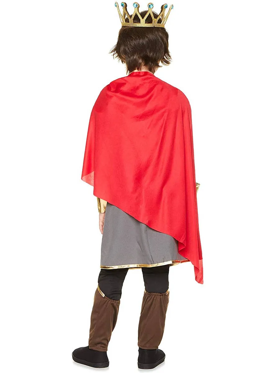 King Arthur Boys Medieval Fancy Dress Costume